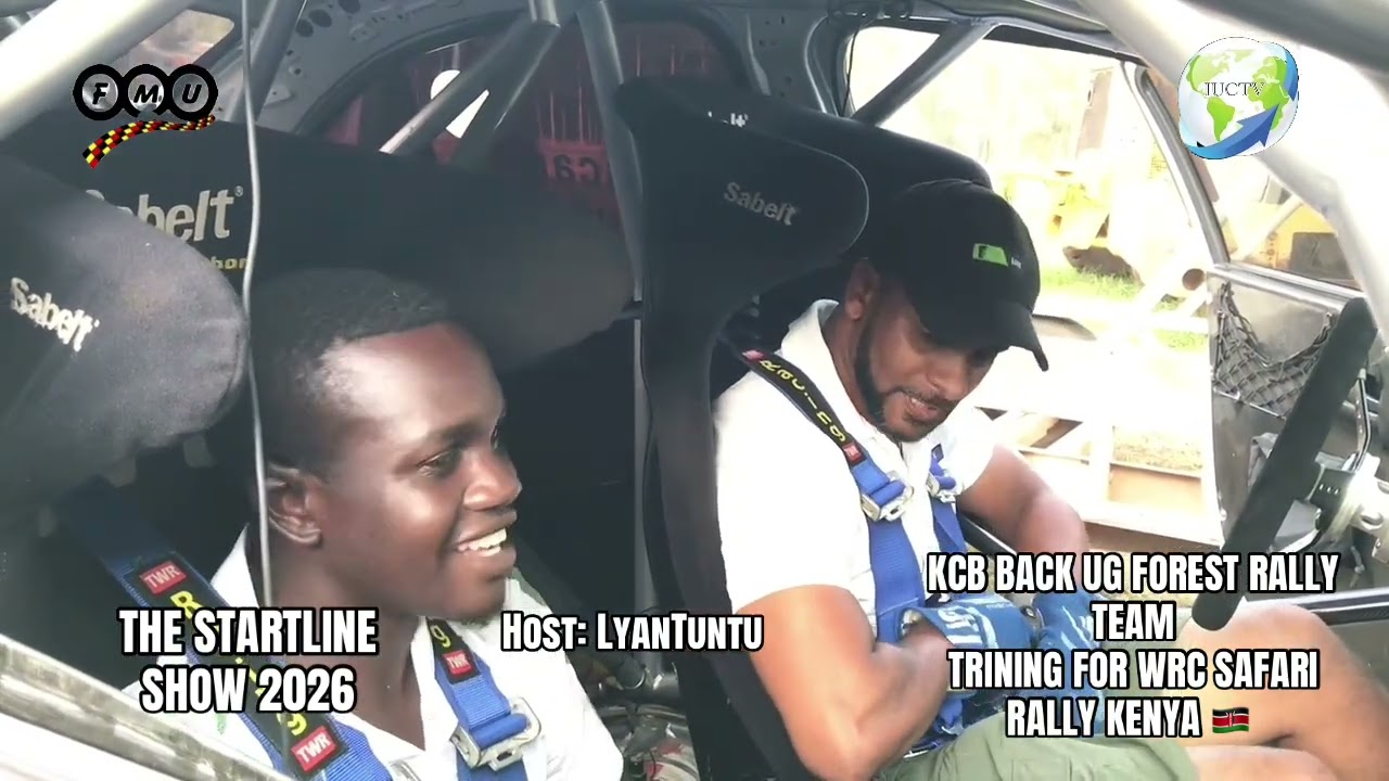 THE STARTLINE SHOW - KCB BANK UG FOREST RALLY TEAM (TRAINING WRC SAFARI RALLY KENYA) OSCAR NTAMBI 