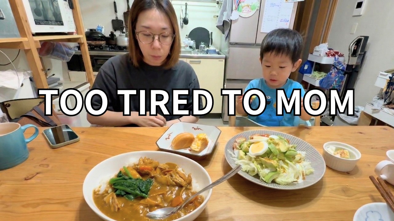 🇯🇵Too Tired to Mom Today… But Our Tiny Okinawa Apartment Still Feels Like Home