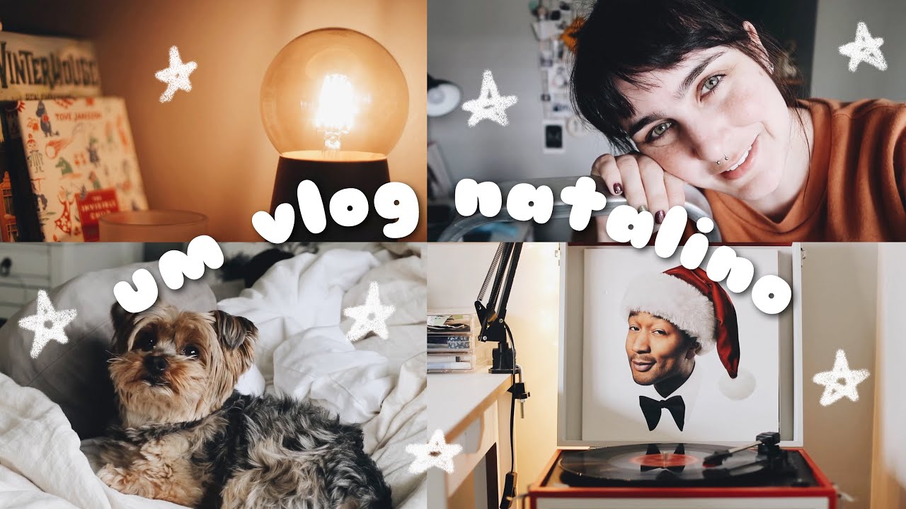 vlog: chuva, leituras, comprinhas e decoração natalina