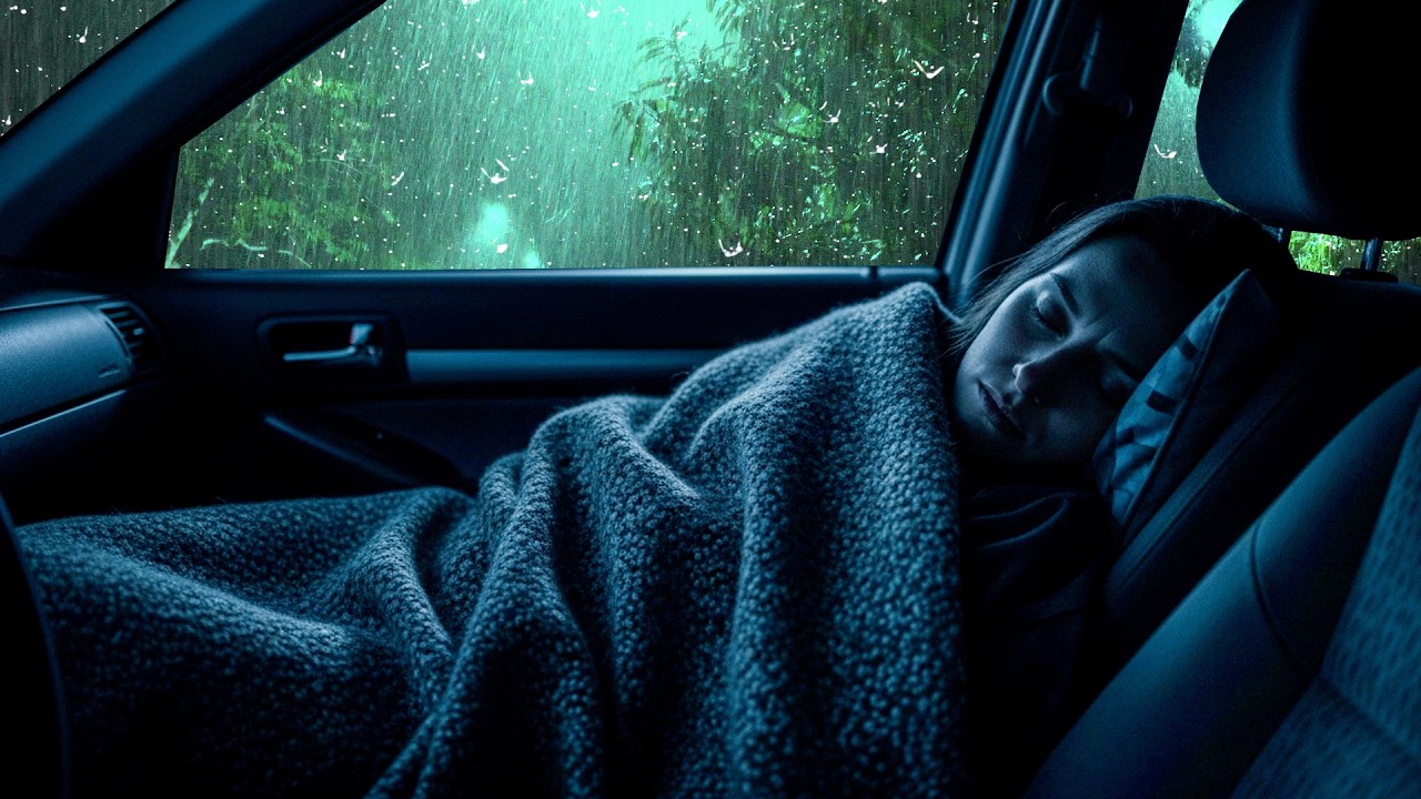 Deep Sleep Ambience: Steady Rainfall & Distant Thunder for Full Relaxation and Healing Sleep