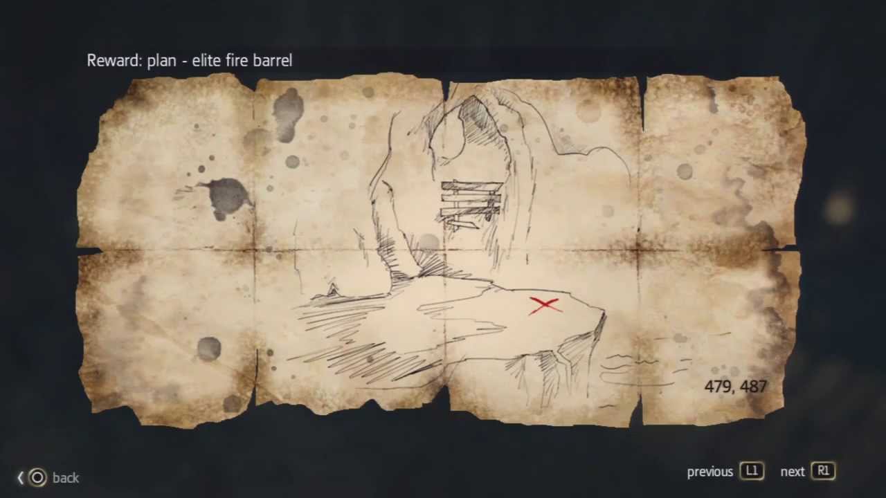 Assassin's Creed Black Flag - How to use Treasure Maps