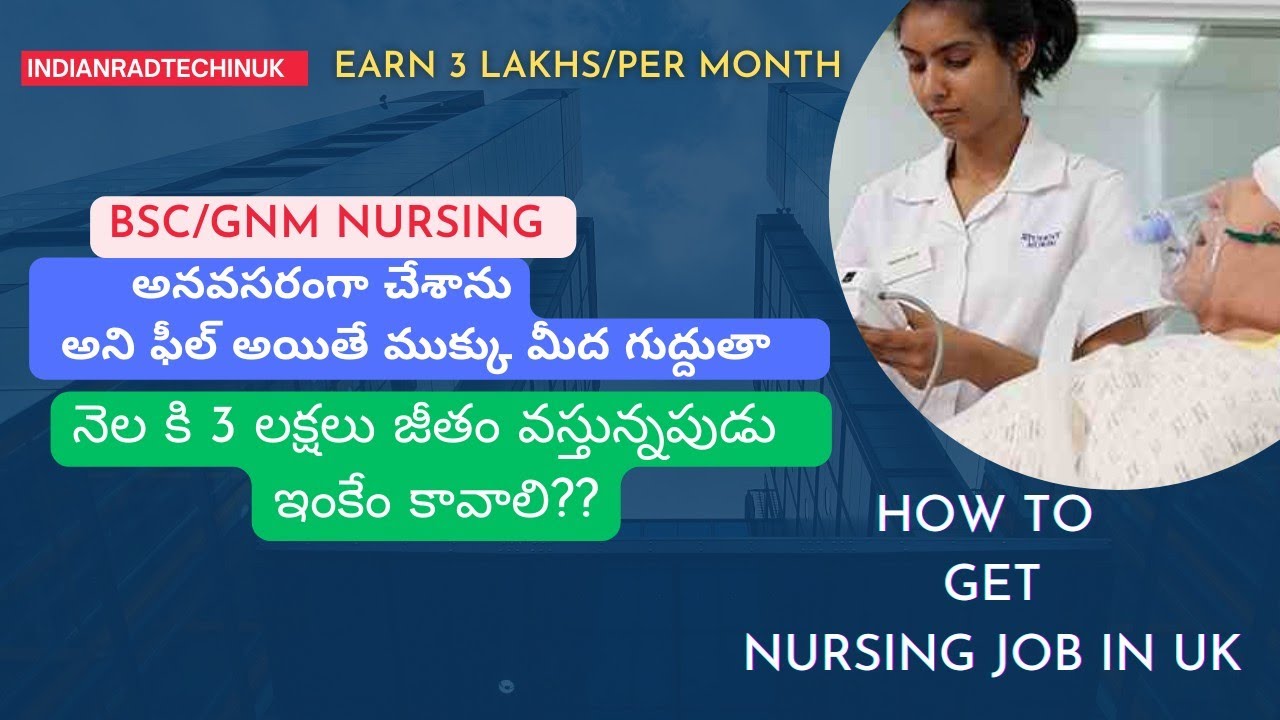 How to get a nursing job in the UK from India||తెలుగు వాళ్ళని Guide చేయటం కోసం