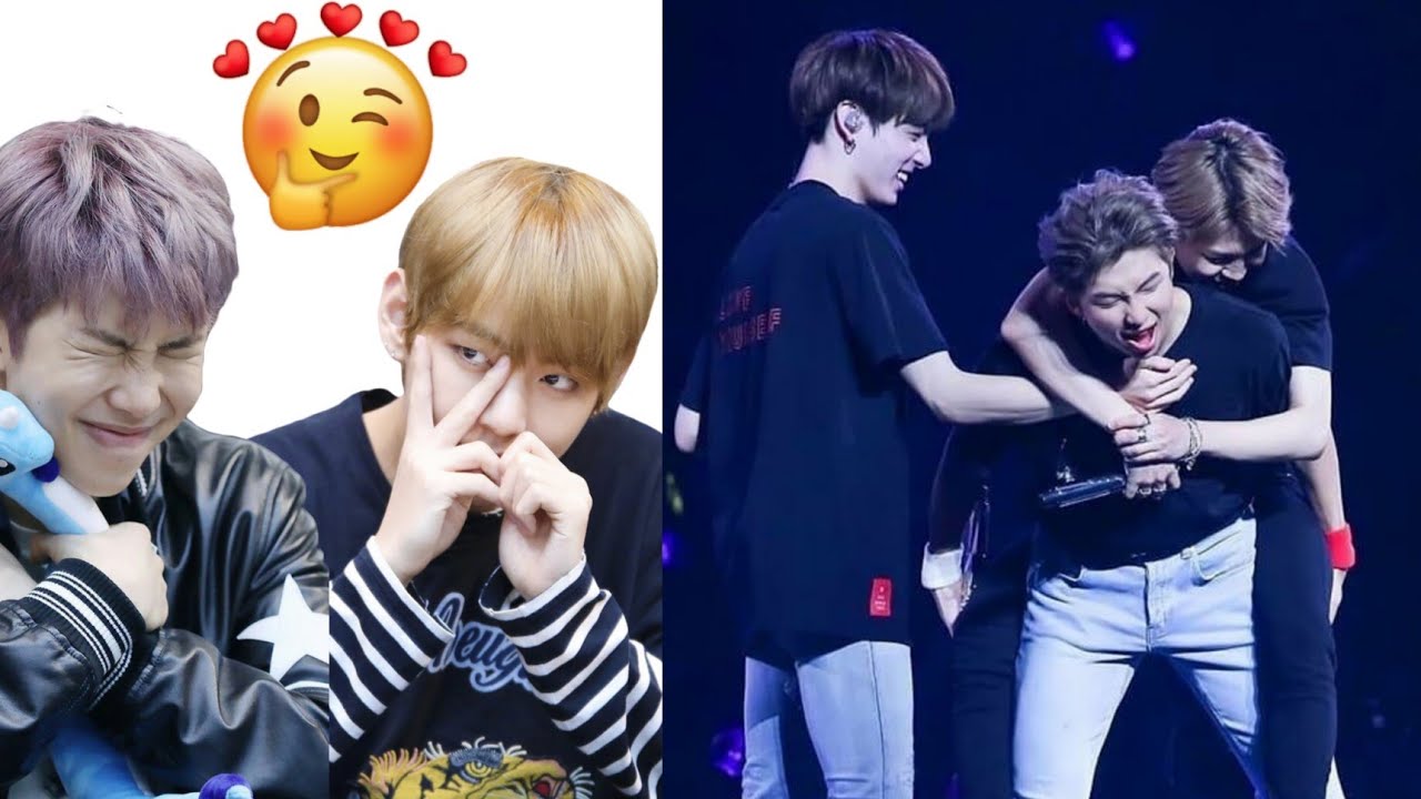 When Namjoon Loves Maknae Line Too Much | Namkook , Nammin/Minjoon , Vmon/ Taejoon Moments