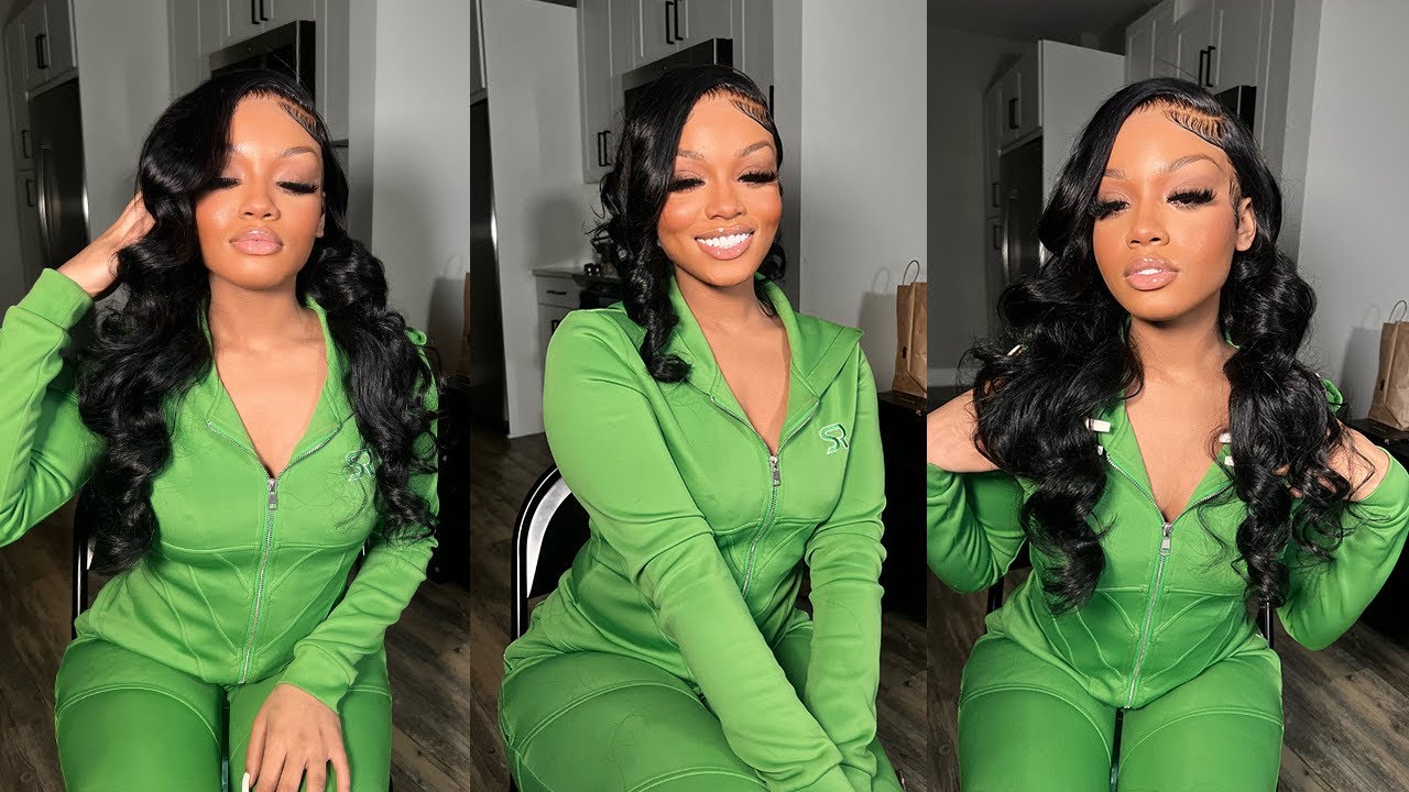 HOW TO GET A FLAWLESS DEEP SIDE PART + Big Wand Curls? Ft.Wiggins Hair