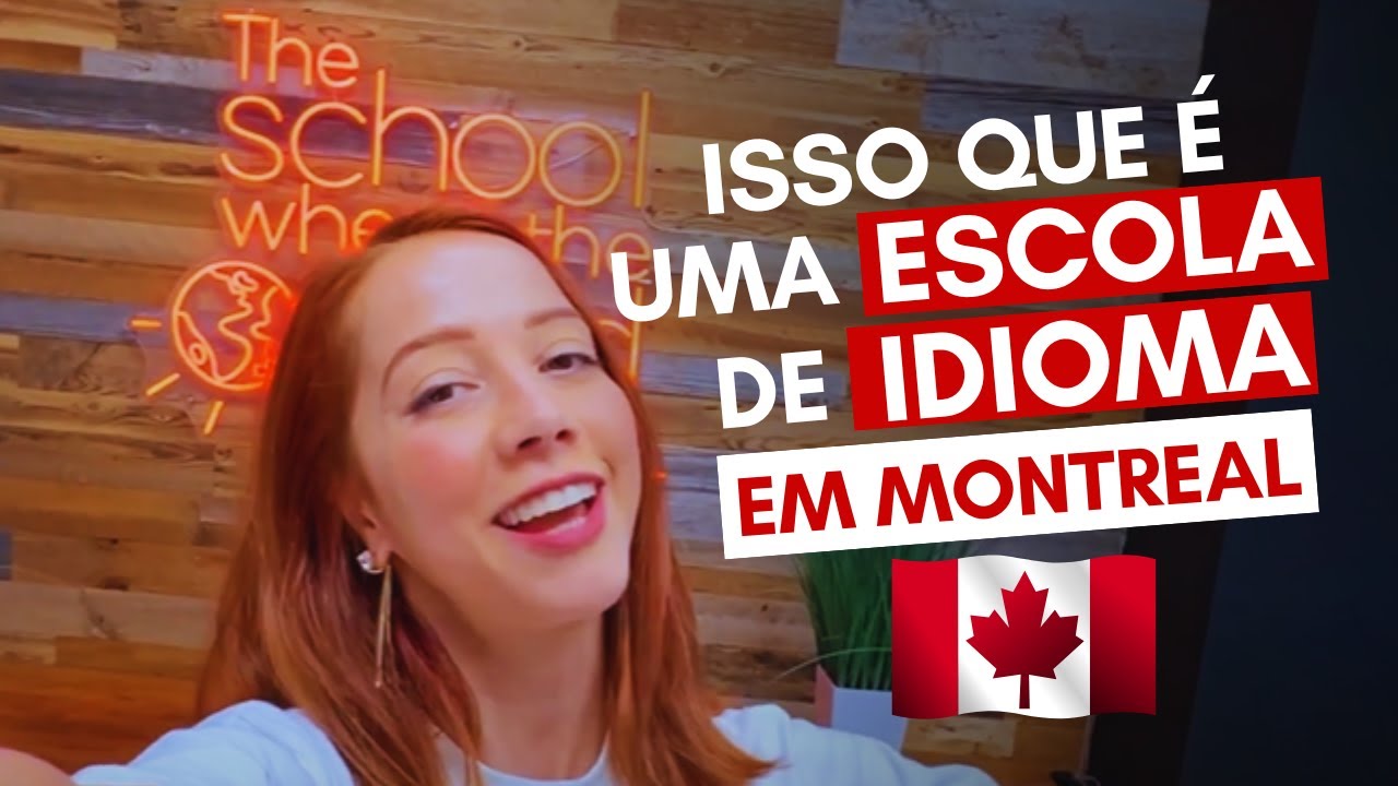 TOUR pela minha ESCOLA de IDIOMA em MONTREAL