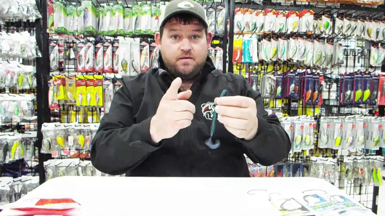 Curly Tail worms rigged for Bass