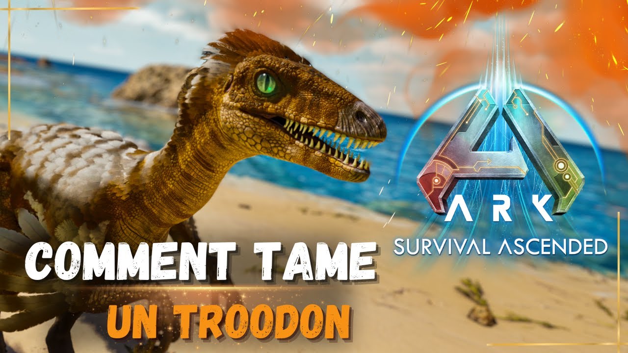 Comment tame un TROODON sur ARK ascended - Tuto