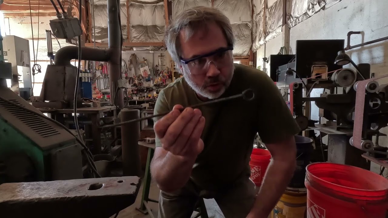 Forged Gunter Chain #blacksmith #gunterchain #homesteading #3-4-5trianglemethod
