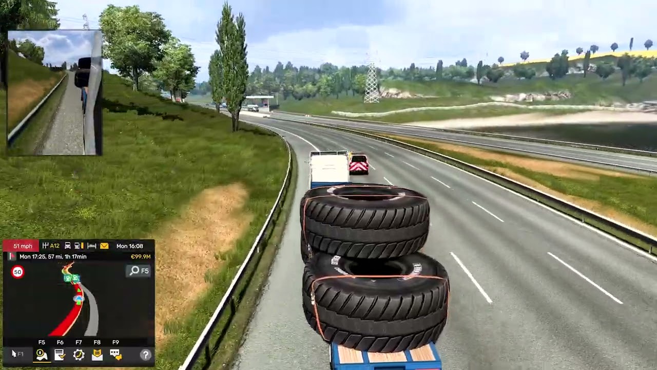 Huge Tyre Delivery Euro Truck Simulator 2