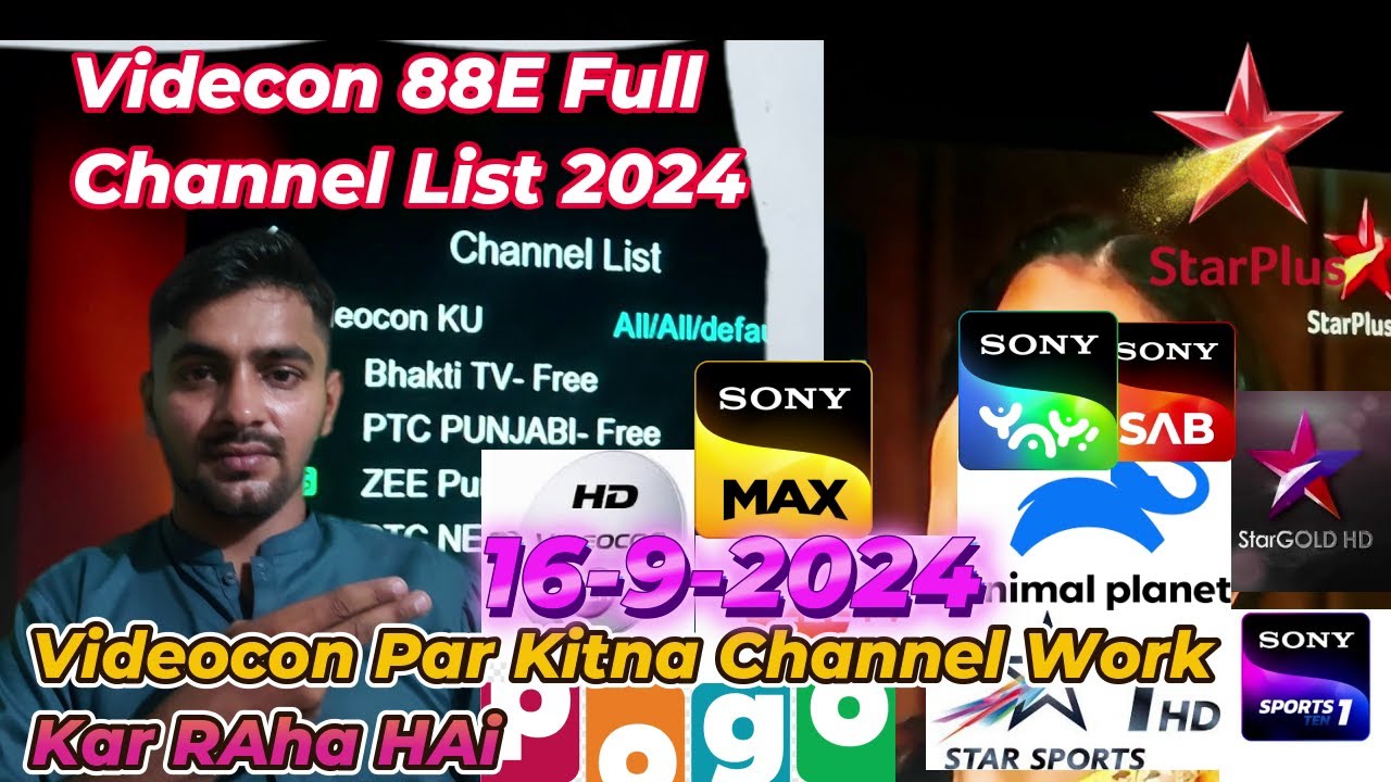 Videocon 88E Channel List 2024 Videocon 88E Latest Update 2024  | How To Set Videocon 88E 4fit Dish