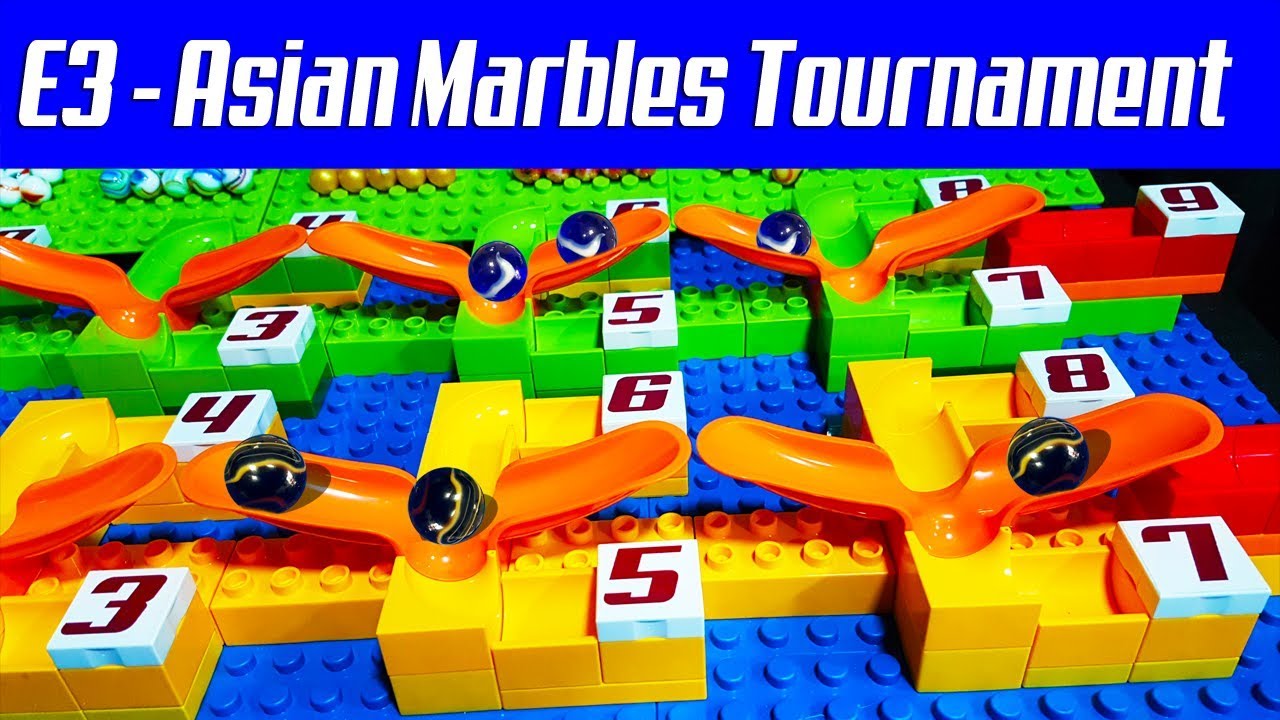 Asian Marble Race: E3 Final - Halfpipes with Points