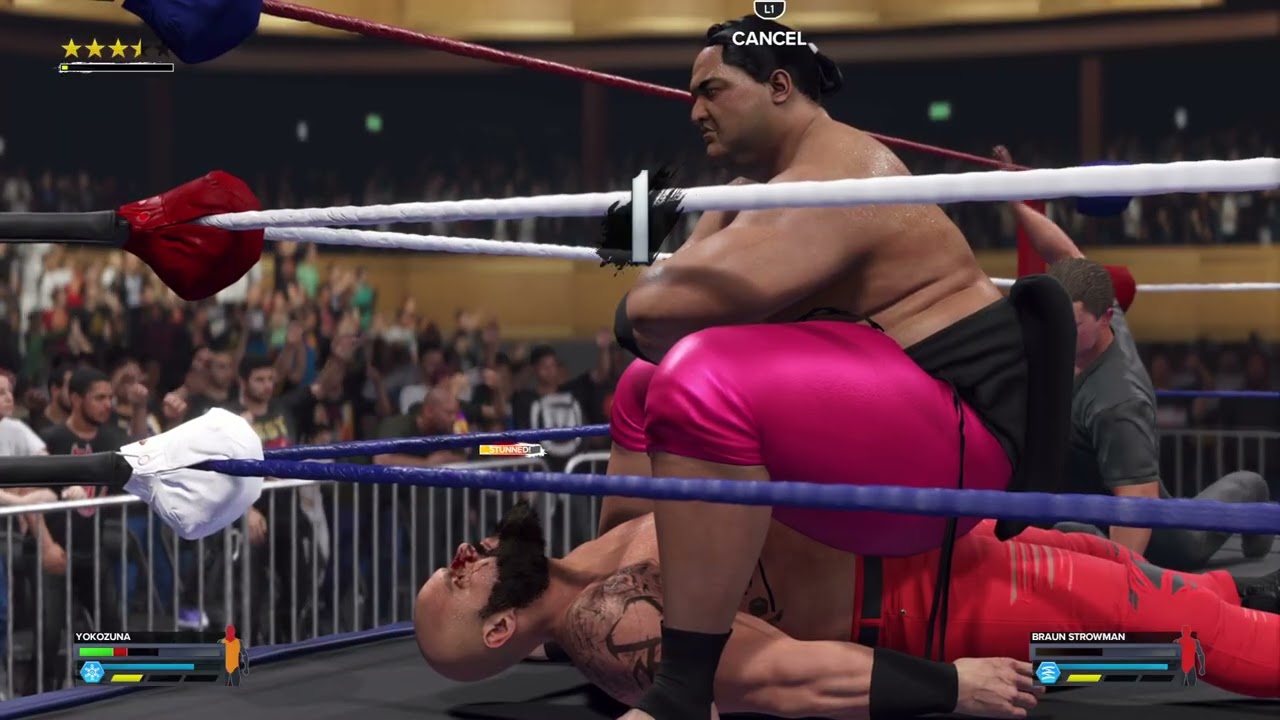 WWE 2K24 FWA Yokozuna vs Braun Strowman