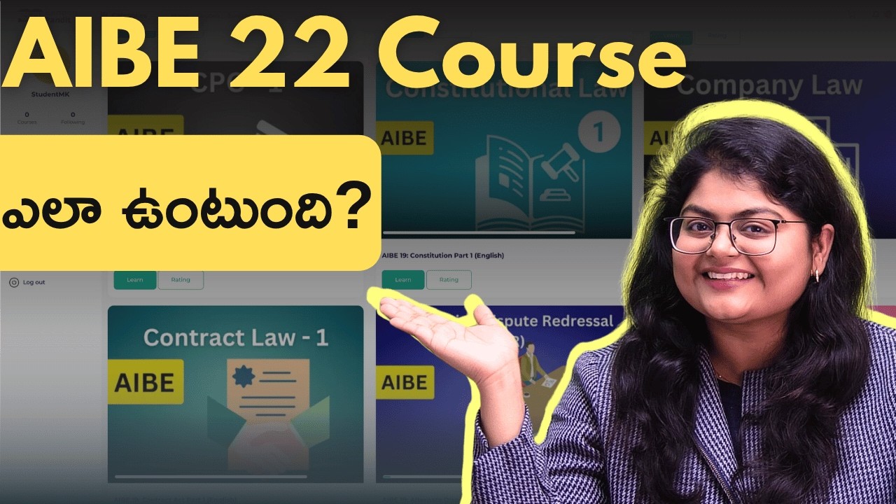 Special Feature found no where else ! Start Your AIBE 22 Preparation Today!
