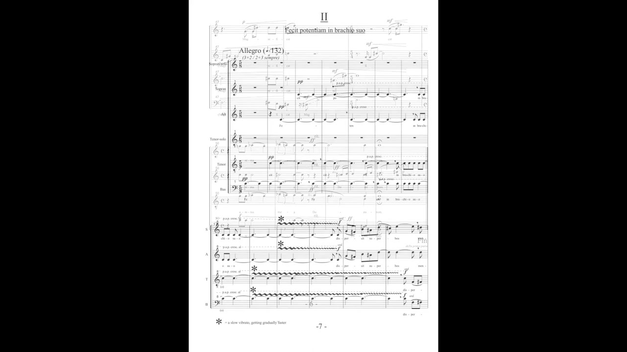 MAGNIFICAT - for mixed choir or soli &aacute; cappella | CHRISTIAN BLAHA (2001)