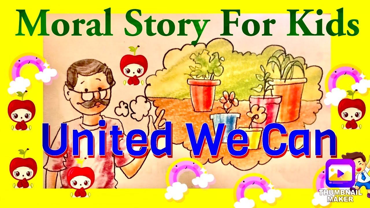 Moral Story for kids l United We Can - Unity is Strength