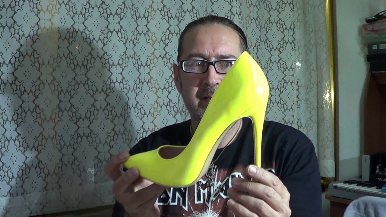 Produktvorstellung: China 12cm Classic Stilettos / High Heels Neon-Gelb