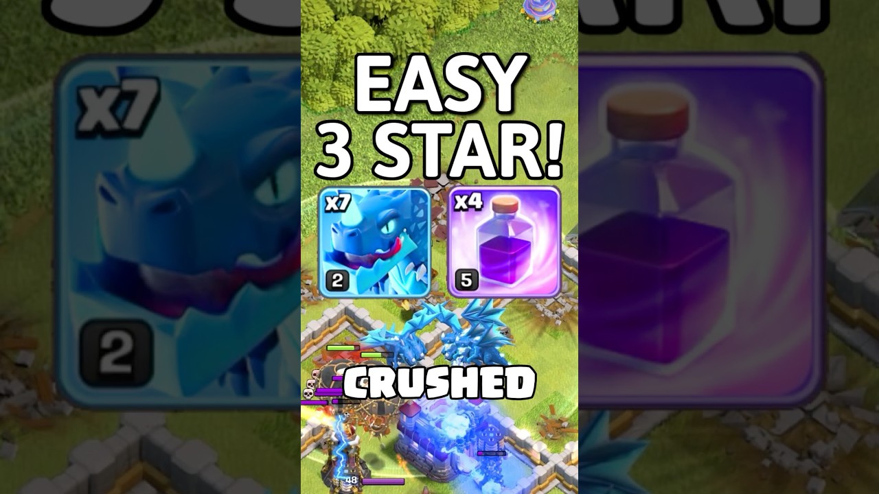 STRONGEST TH11 Attack Strategy is EASY Like This #clashofclans #edragon