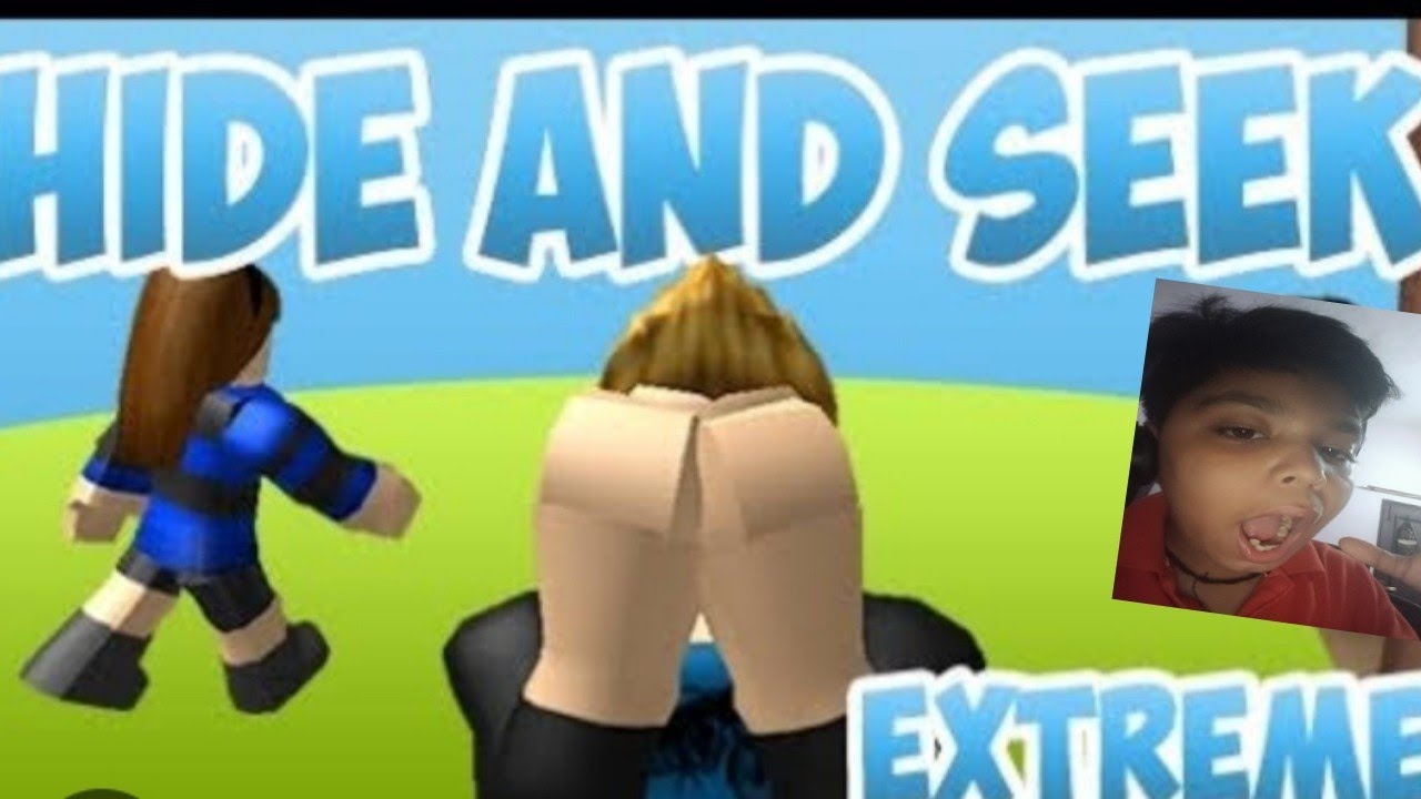 Playing Roblox hide and seek (type of games) write pick me in comments 