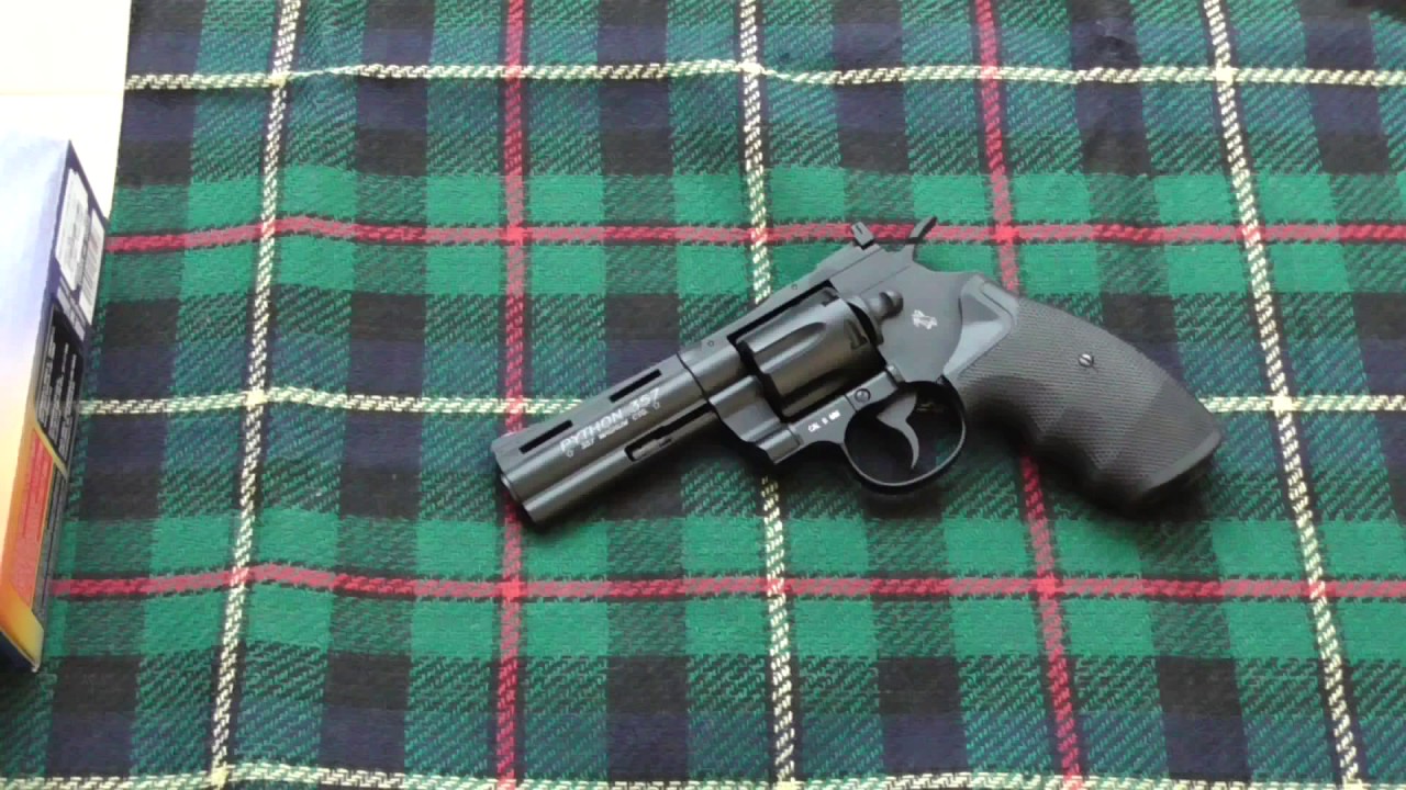 KWC/Cybergun Colt .357 Python 6 mm CO2 & chrono.