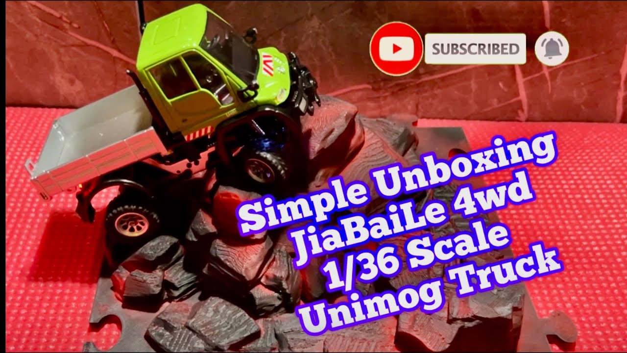 Fantastic 1/36 Scale Mini Unimog Truck 4wd 4x4 Metal Wheels RC Crawler Extreme