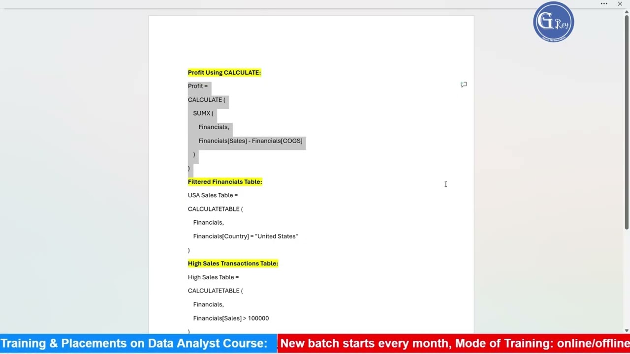 Class-32: Difference Between CALCULATE and CALCULATETABLE in Power BI #sqlserver #powerbi #database