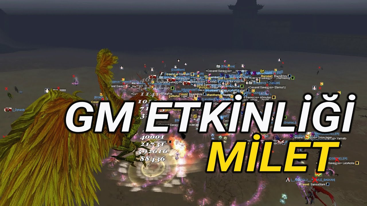 [GM] DOLYETYUS İLE MİLET SUNUCUSU  UNIQUE ETKİNLİĞİ | Silkroad Online Türkiye MİLET