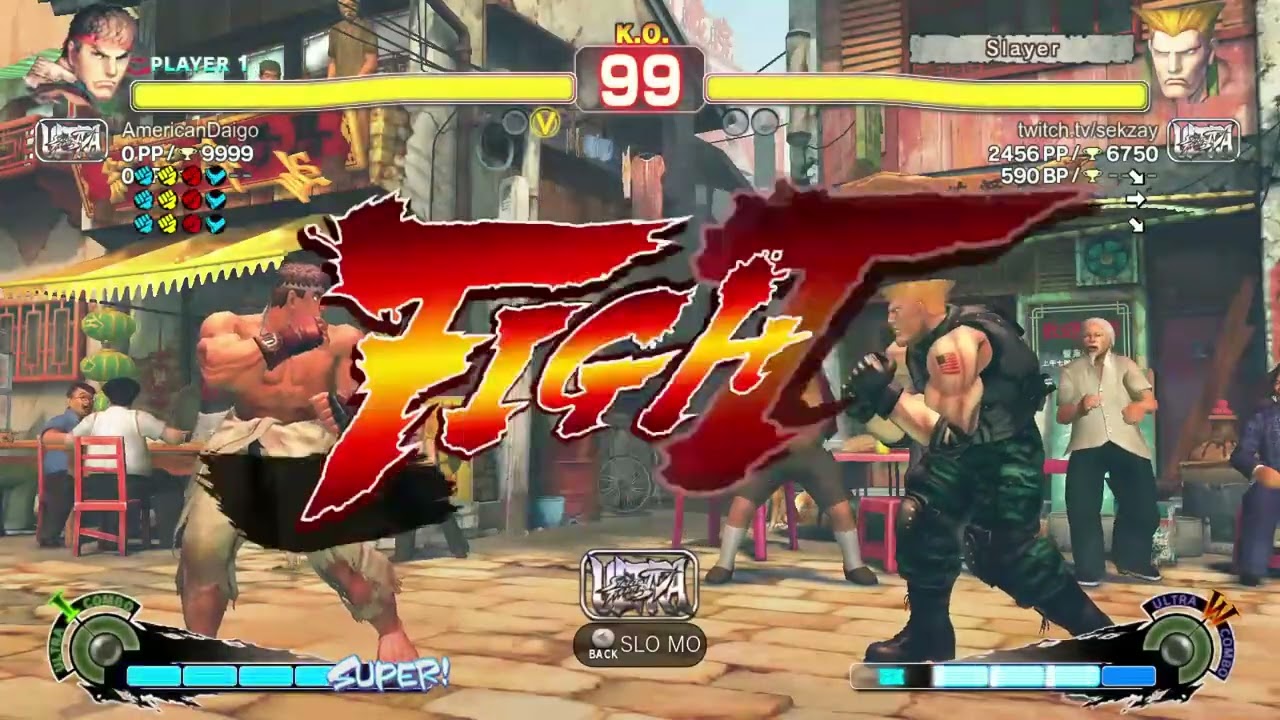 [USF4] AmericanDaigo (Ryu) vs. sekzay (Guile)  953