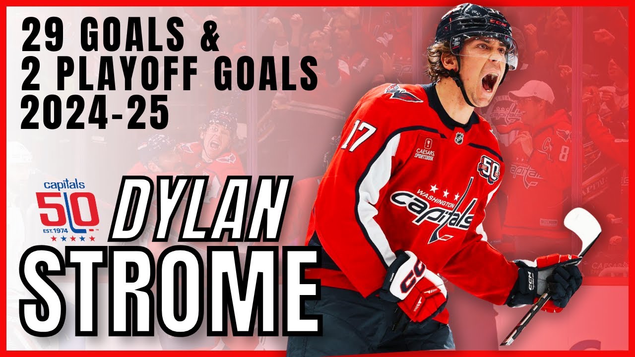 Dylan Strome All (29) Goals & (2) Playoff Goals 2024-25 | Capitals Highlights
