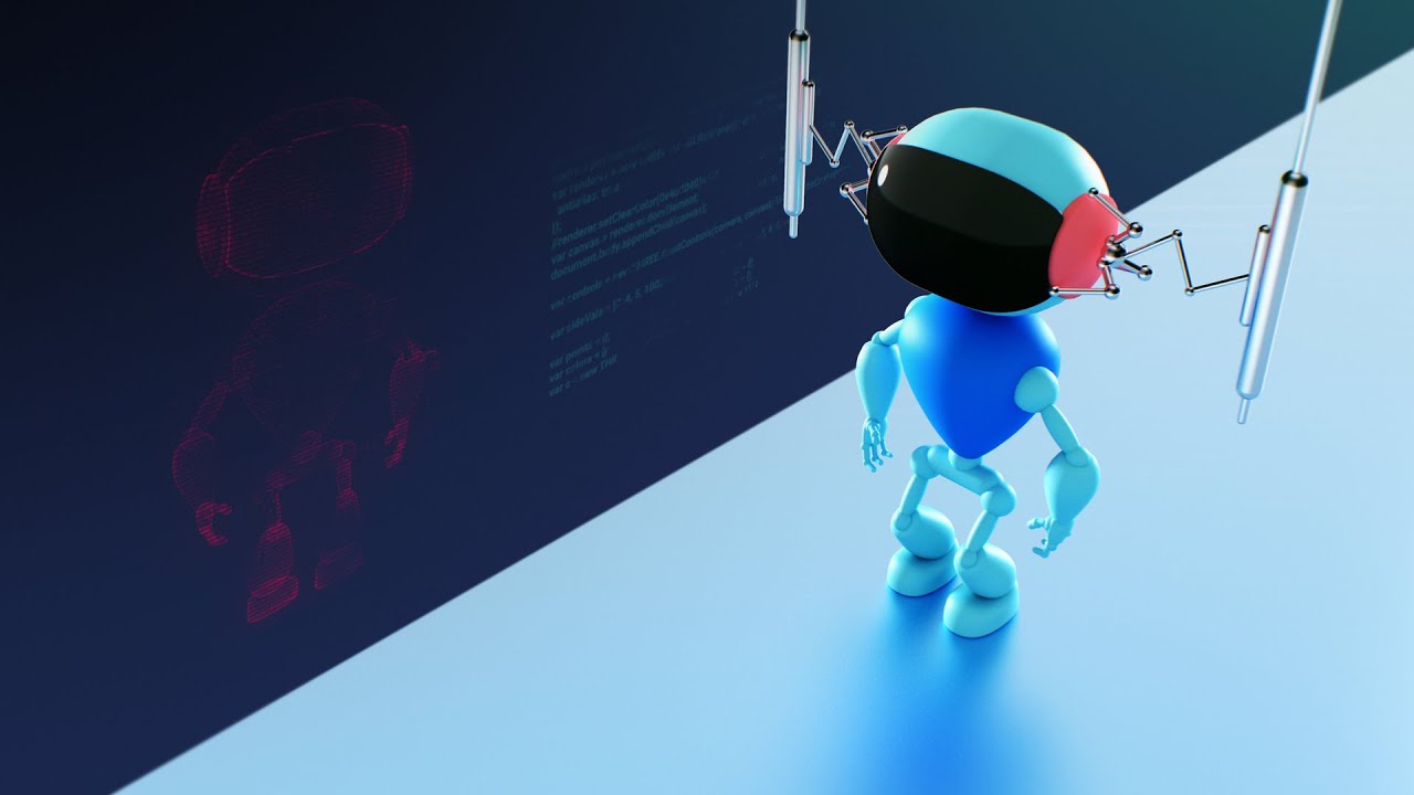 Building Robots Factory Background video | Footage | Screensaver