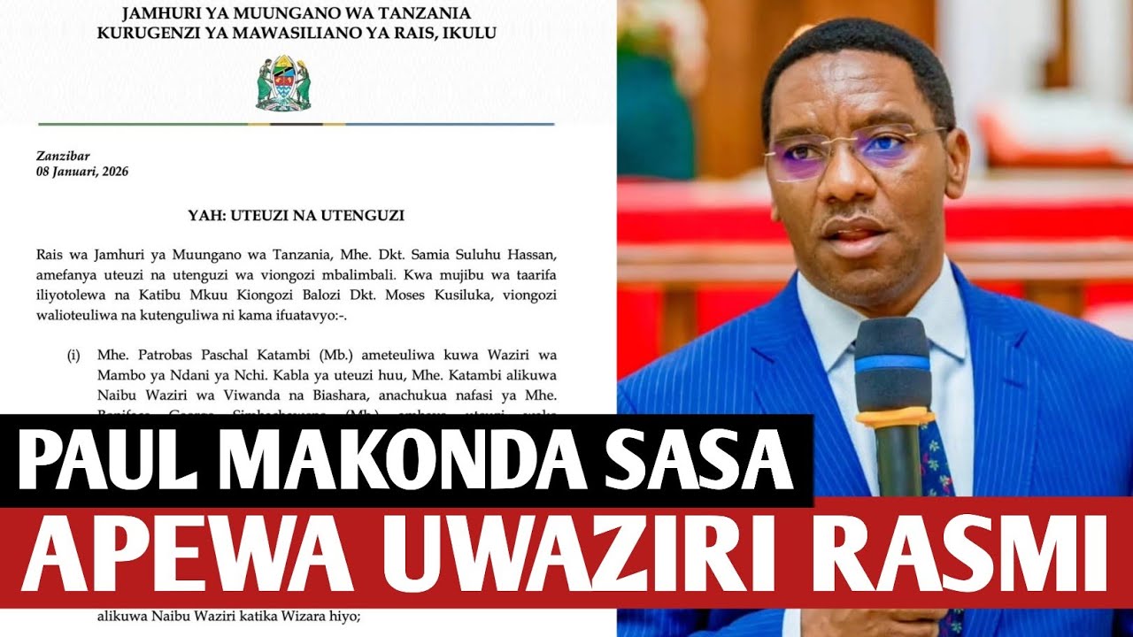 GUMZO!!! PAUL MAKONDA ATEULIWA NA RAISI SAMIA KUWA WAZIRI RASMI AMUONGEZEA CHEO WATU WAIBUKA KULAUMU