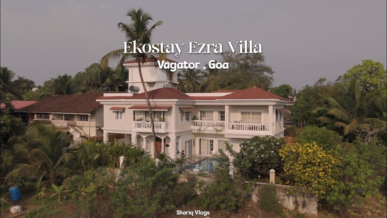 Private Pool Villa For Large Groups | Party Villa In Vagator , Anjuna | Outdoor Carrom & Shower #goa