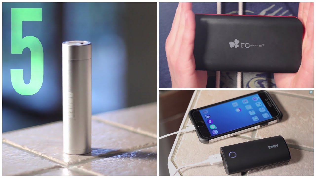 Top 5 External Batteries/Power Banks (2015)