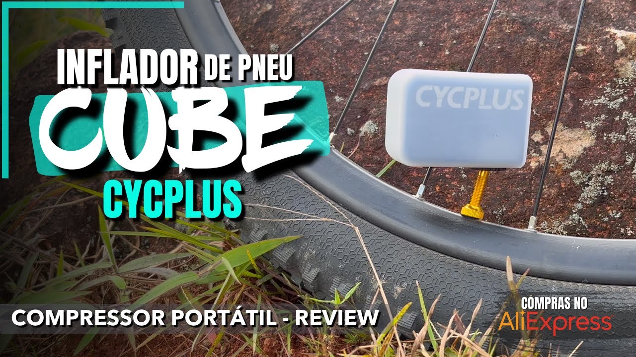 CUBE CYCPLUS - O MENOR COMPRESSOR DE PNEU QUE JÁ USEI