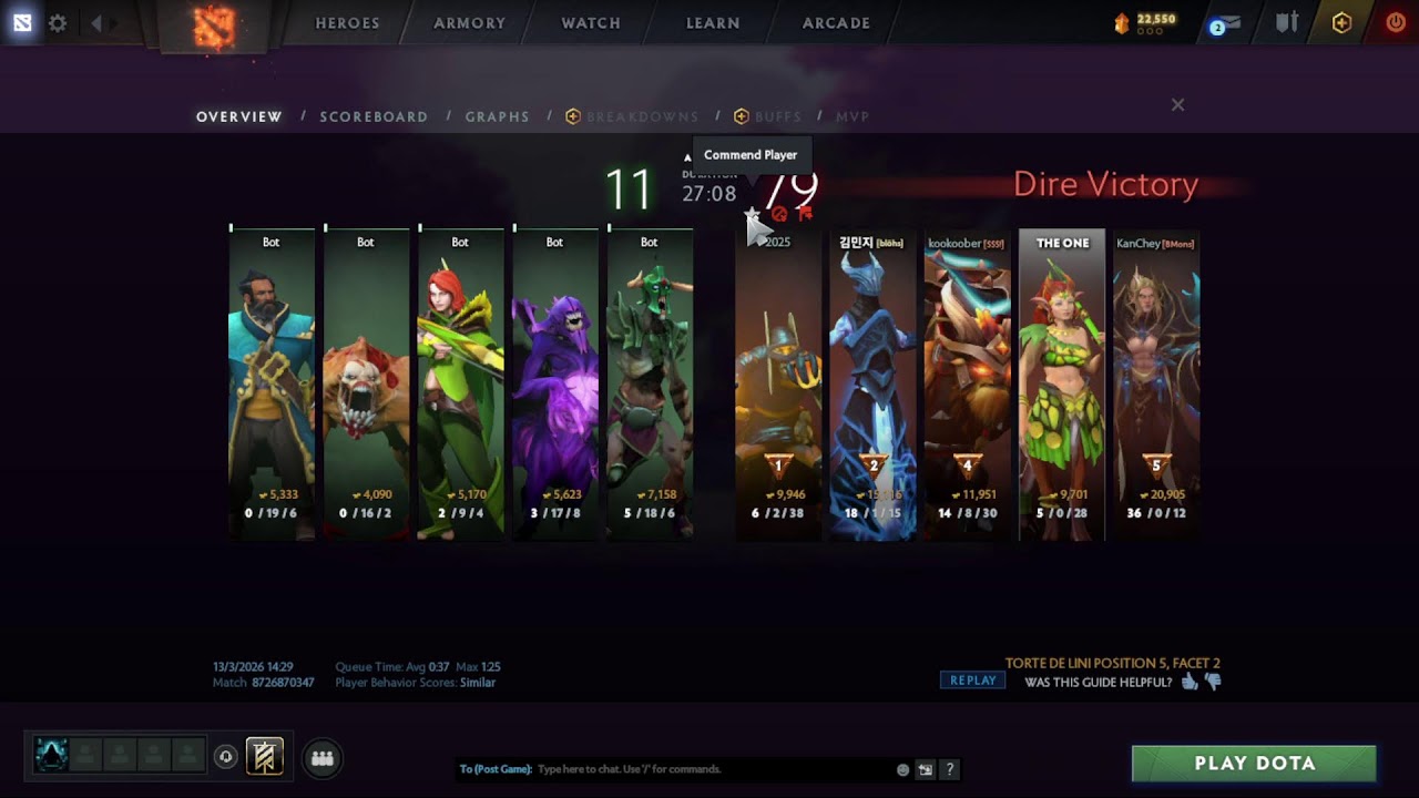 Dota 2 with ONE