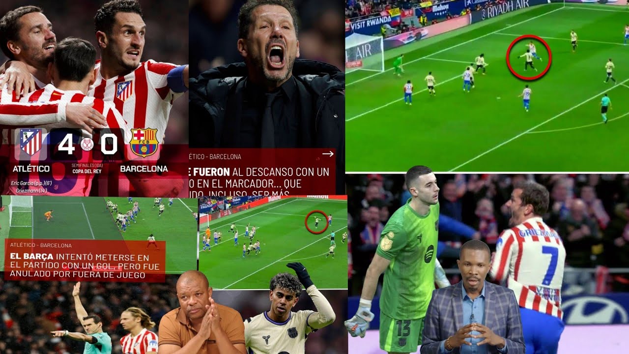 Rudy sou viktwa ATM 4-0 Barcelone/Selon Rudy flick pa dwe Jere barcelone konsa/atm gen pyel man 1/2