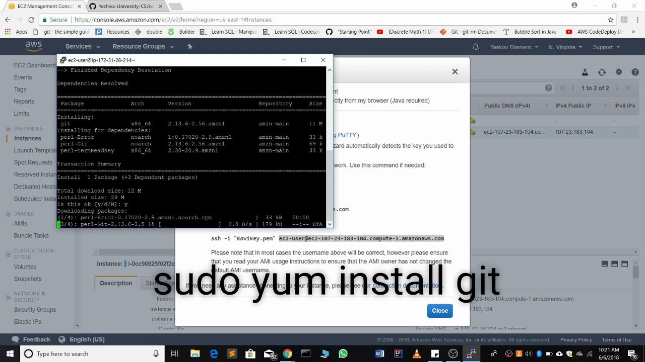 Clone Private Git Repo To EC2 Instance