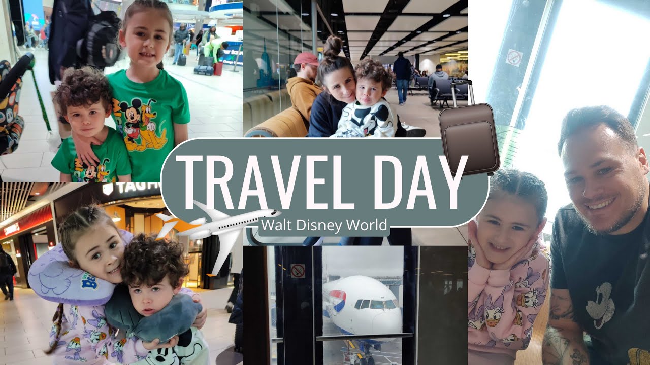 Flying to Walt Disney World! ✈️ London Gatwick to Orlando International | Travel Day Vlog