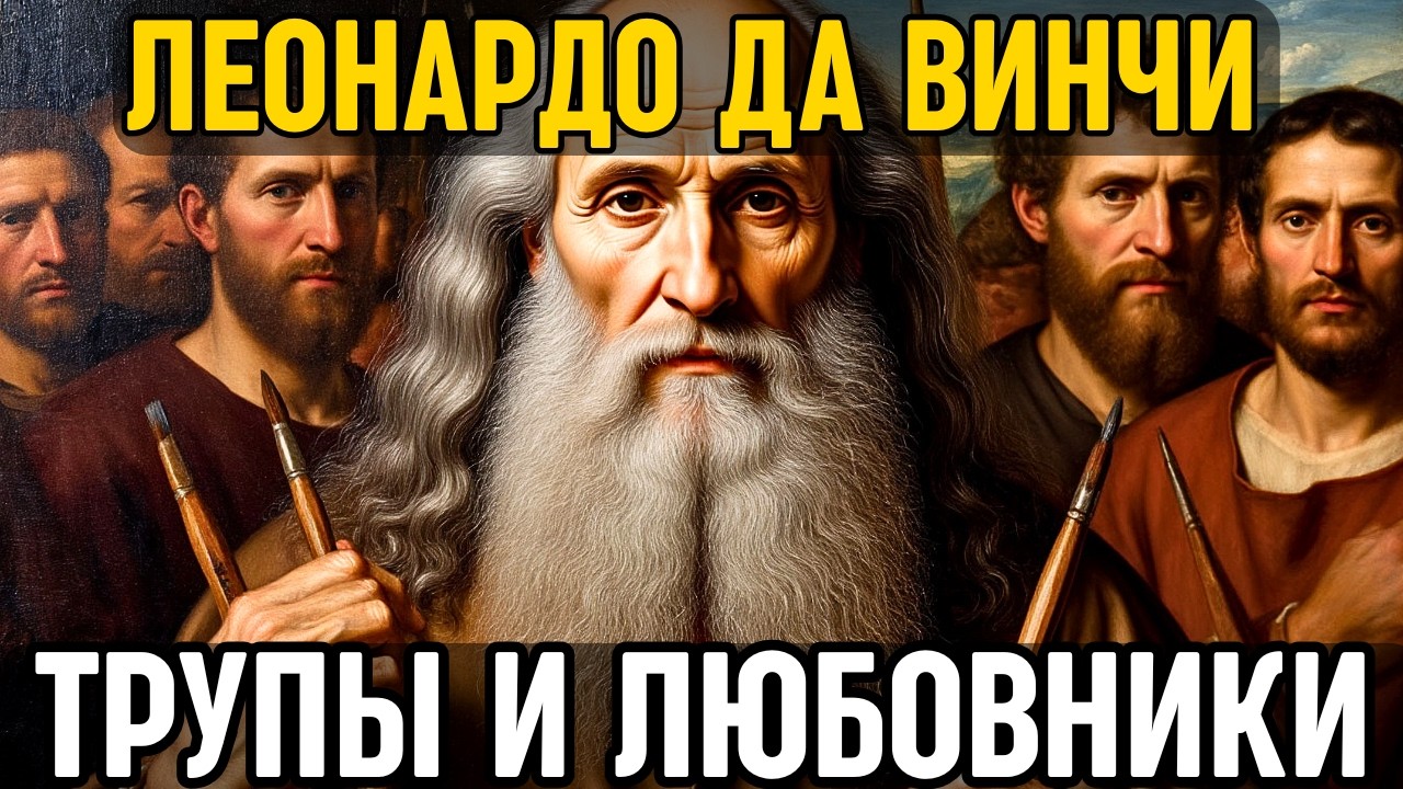 ДА ВИНЧИ: Как он НАПИСАЛ Мону Лизу, но РЕЗАЛ трупы по ночам и чуть не был УБИТ за связи с МУЖЧИНАМИ!