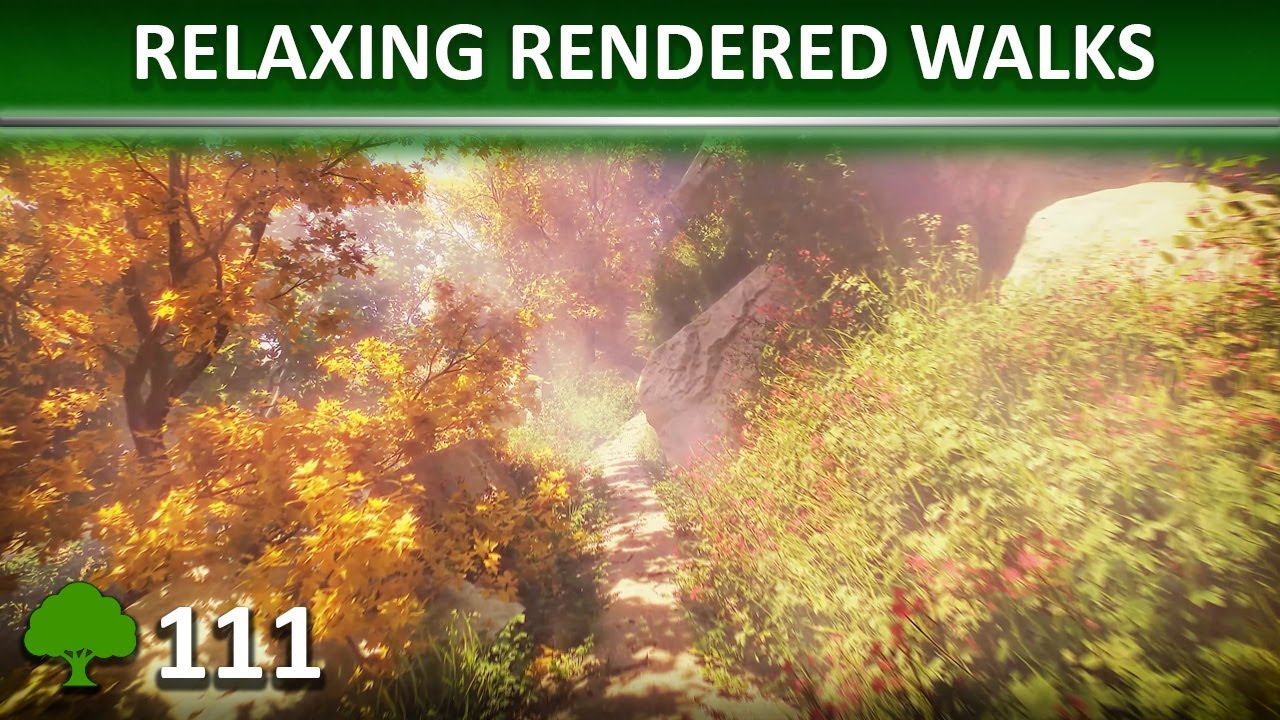 Relaxing rendered walk 111