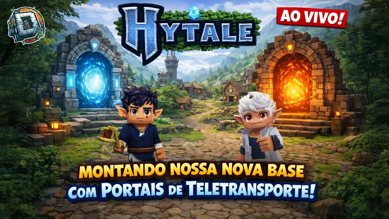 Montar nova base e explorar mais a fundo com os portais🔴 AO VIVO (ft.@JackAShow-2)