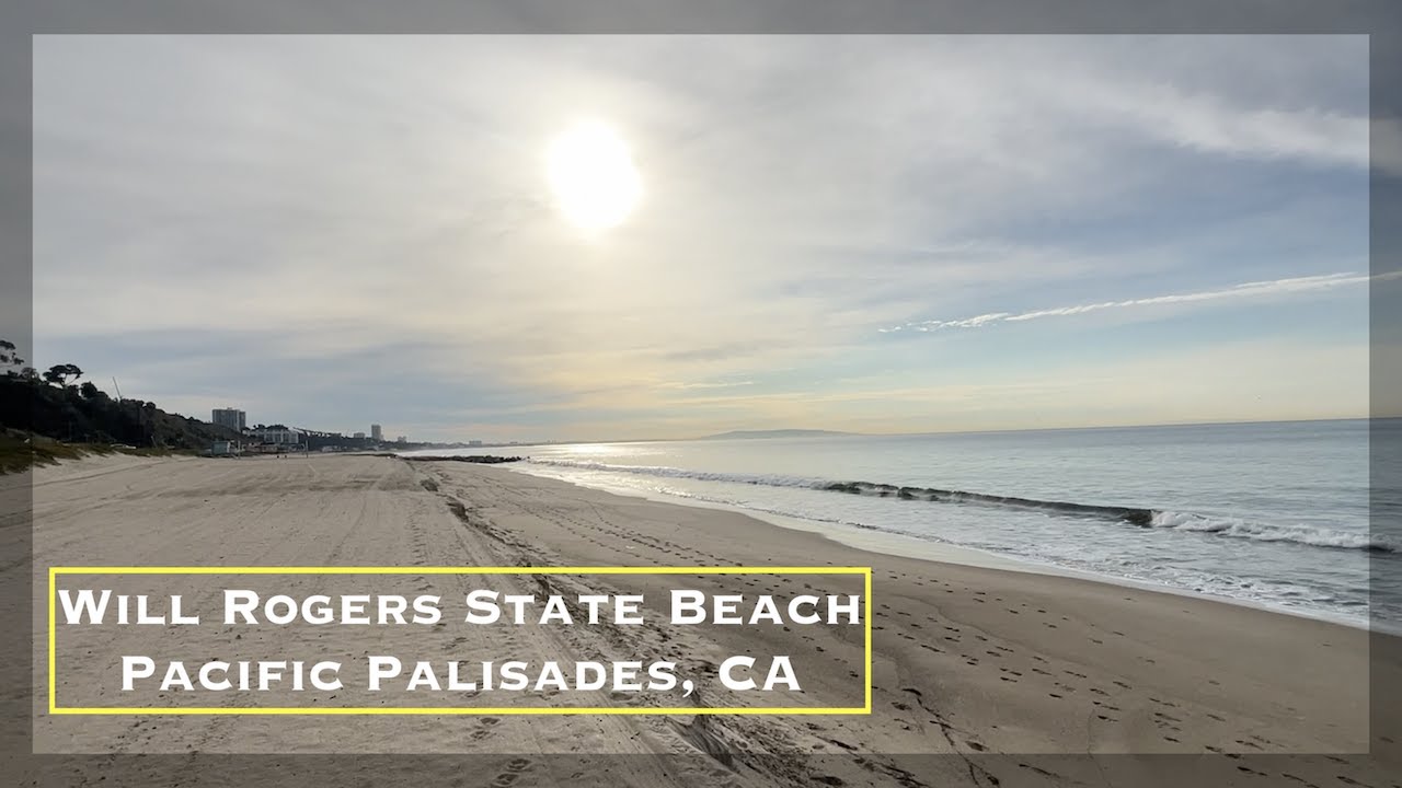 🇺🇸USA🇺🇸Beaches We Walked December Morning walk at WILL ROGERS STATE BEACH, Pacific Palisades, CA
