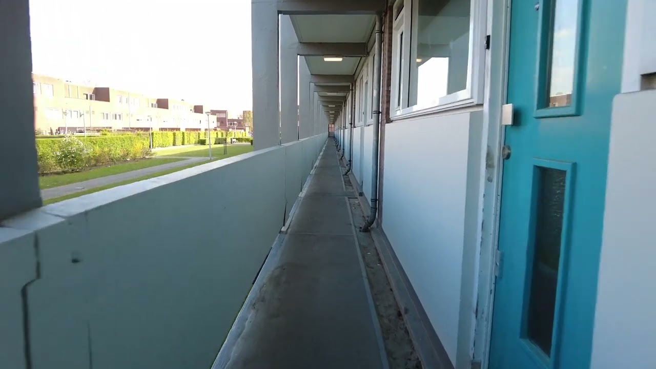 Oldegaarde 600 serie, de oostelijke flat aan de Battenoordhof in Pendrecht, Rotterdam