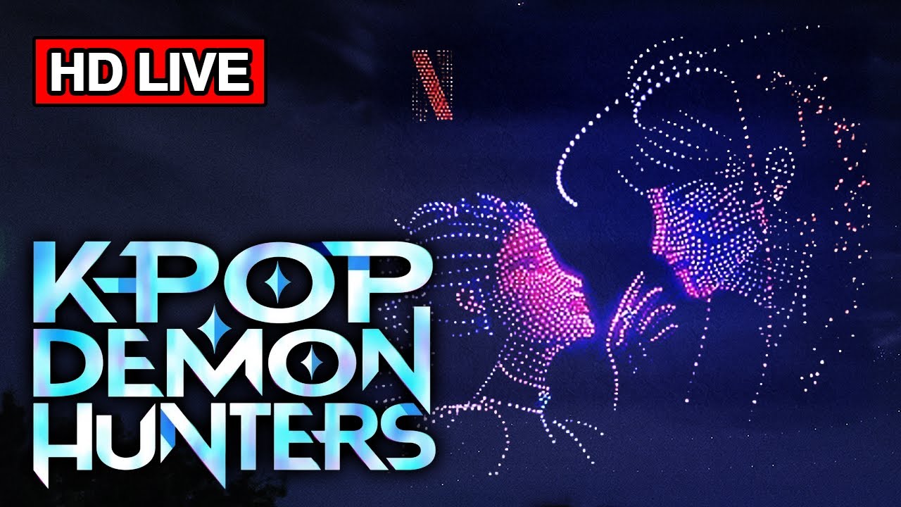 Live 🔴 Seoul 2026 K-POP Demon Hunters Drone Show, Happy New Year 2026 Countdown | Korea