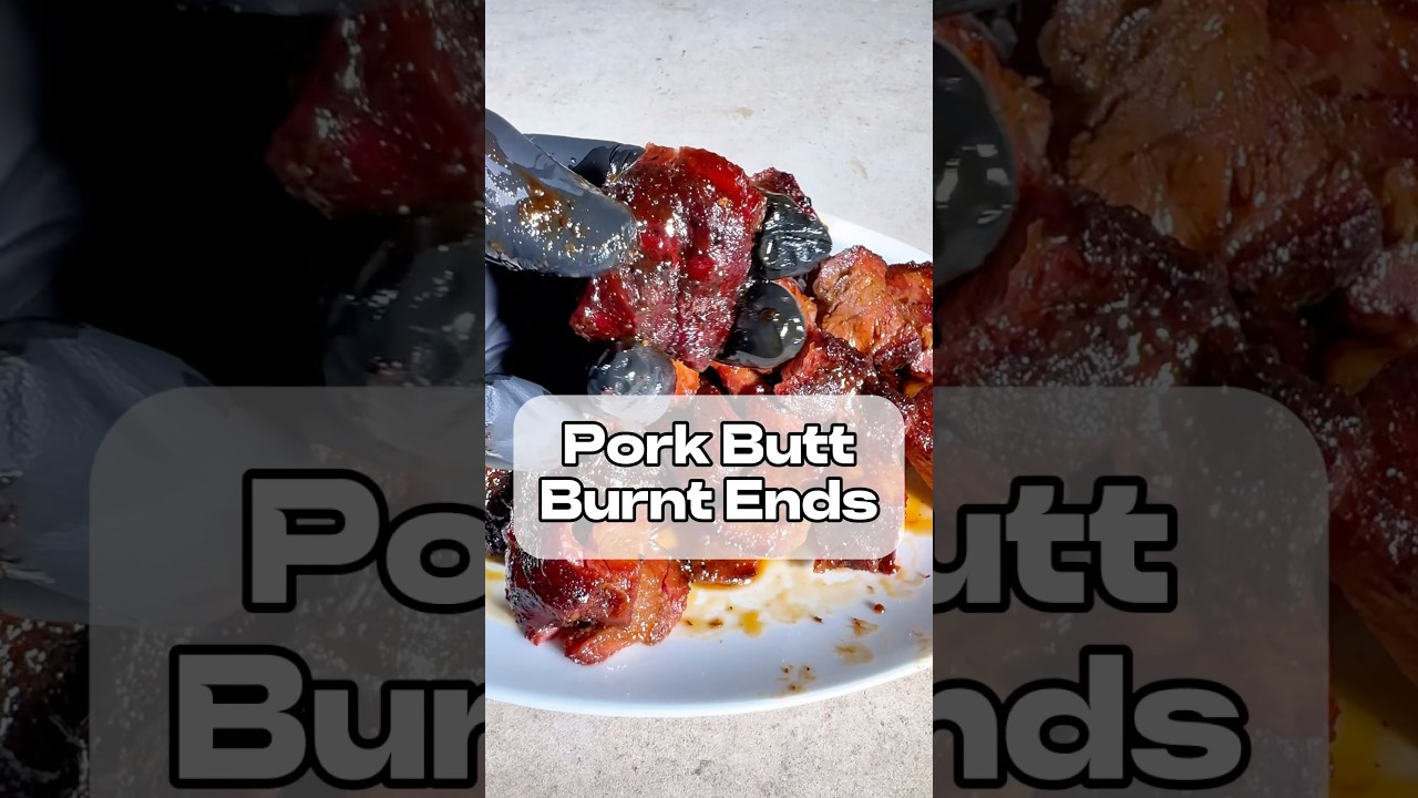 Pork Butt Burnt Ends! #superbowlfood
