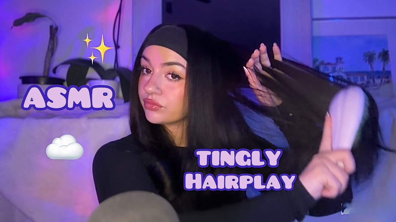 ASMR 💇‍♀️ Best Friend Makes You Brush Her Hair 👱‍♀️ TINGLIEST Hairplay EVER 💤