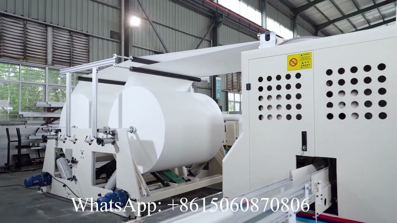 Automatic transferring facial tissue paper folding machine price