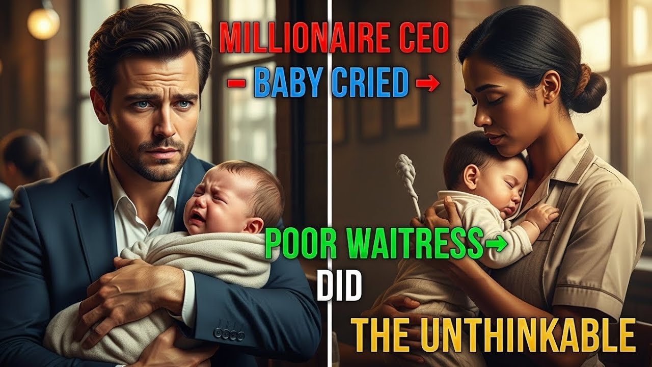 The Millionaire CEO’s Baby Wouldn’t Stop Crying—Then a Poor Waitress Did the Unthinkable