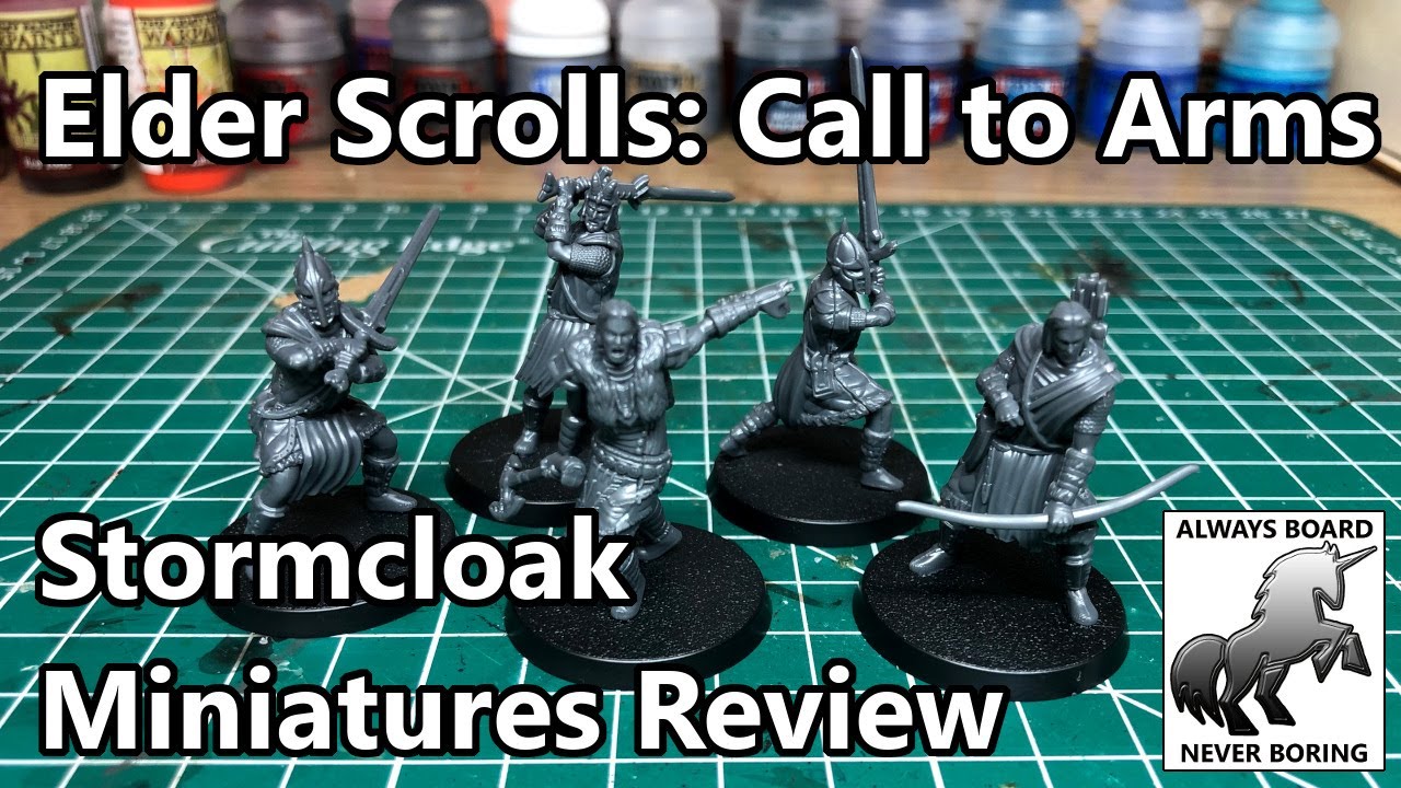 Plastic Stormcloak Faction Miniatures for The Elder Scrolls: Call to Arms | Assembly & Review