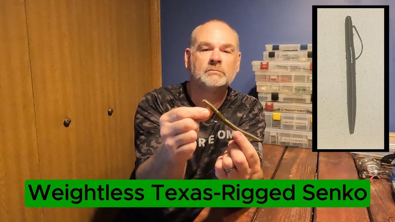 Fishing a Weightless Texas-Rigged Senko