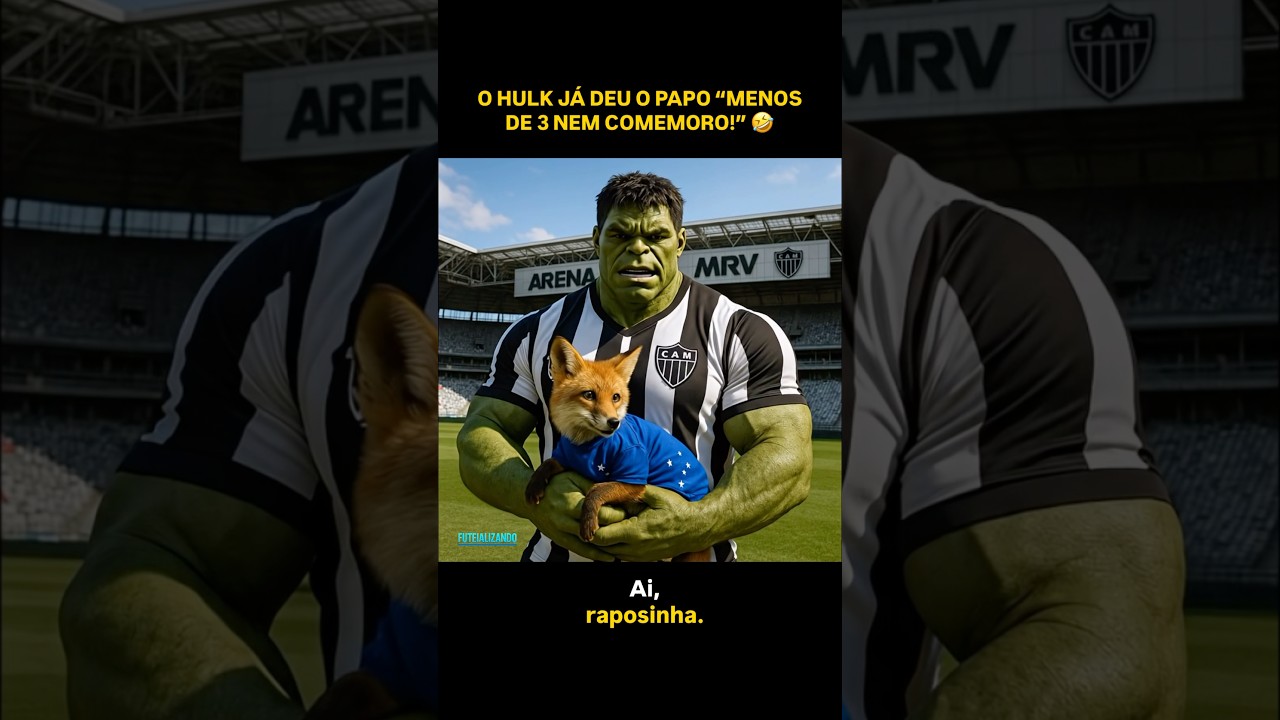 O HULK J&Aacute; DEU O PAPO 🤣 #atleticomineiro #atleticomg #cruzeiroesporteclube #cruzeiro #viral #shorts
